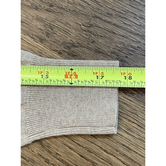 Madewell Brookhaven Wool Blend Turtleneck Sweater Women’s S Beige Dolman Sleeve - Picture 11 of 13